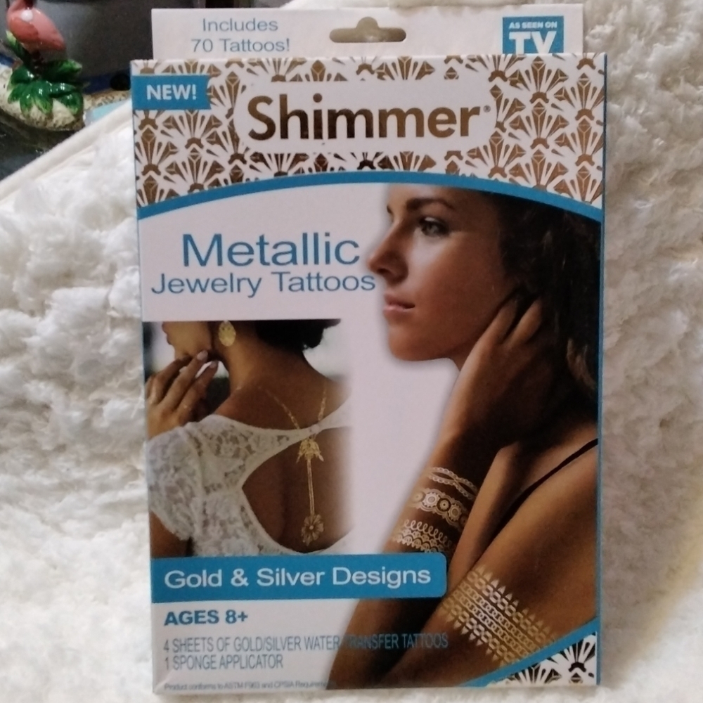 - metallic jewelry tatoos kit NEW